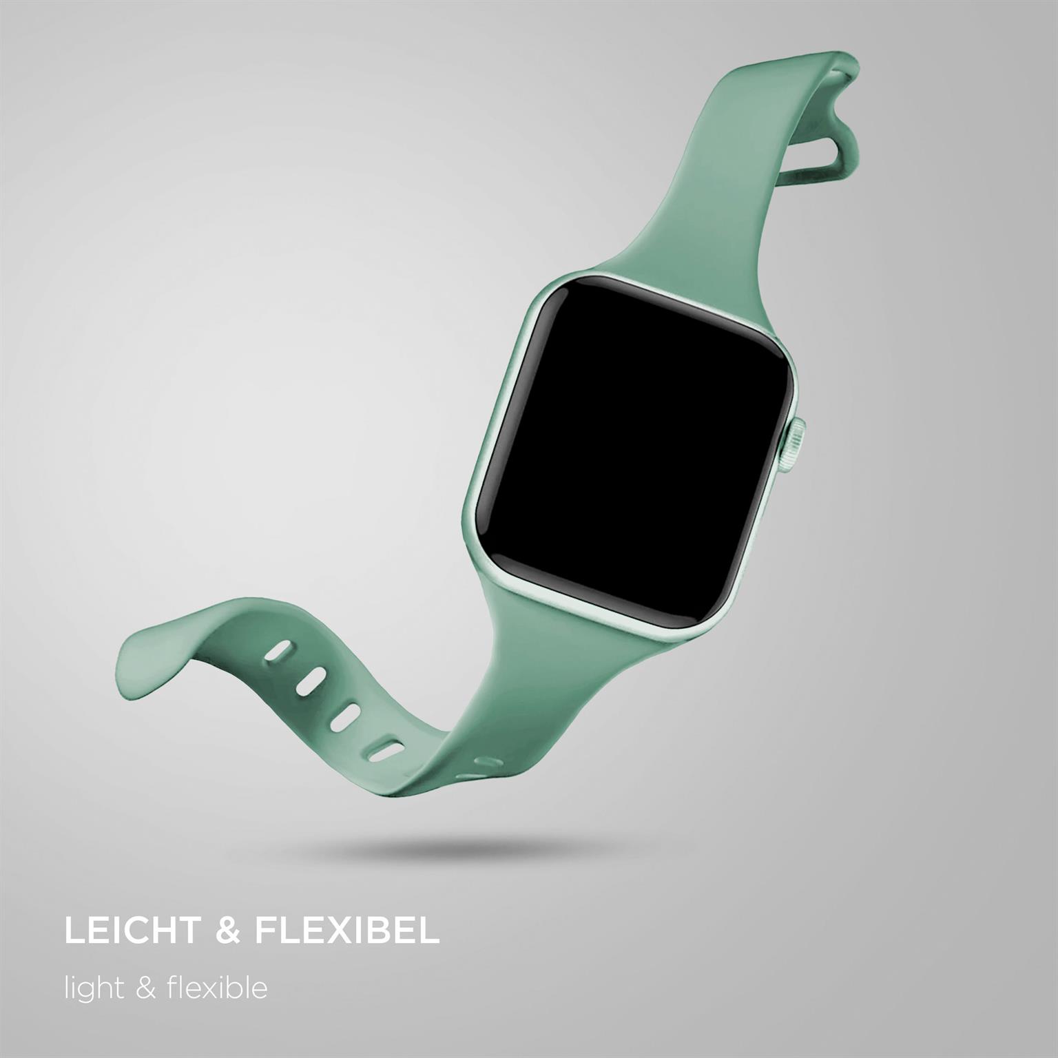 ONEFLOW Soft Band Slim Apple Watch SE 2 (44mm) Sportarmband Schmal – Weiteres Produktbild 5 ONEFLOW Soft Band Slim Apple Watch SE 2 (44mm) Sportarmband Schmal – Weiteres Produktbild 5