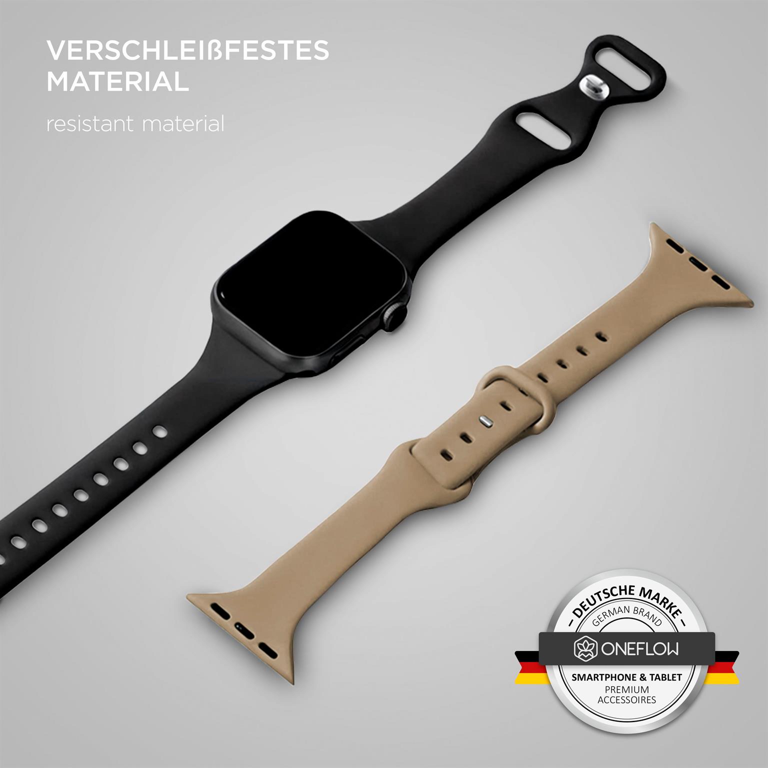 ONEFLOW Soft Band Slim Apple Watch SE 2 (44mm) Sportarmband Schmal – Weiteres Produktbild 2