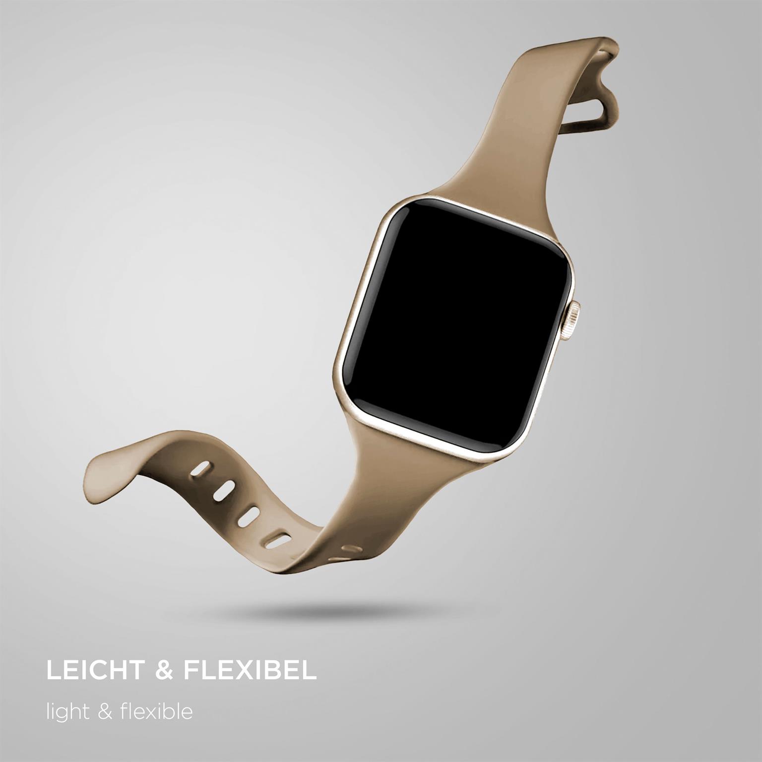 ONEFLOW Soft Band Slim Apple Watch SE 2 (44mm) Sportarmband Schmal – Weiteres Produktbild 4
