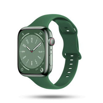 ONEFLOW Soft Band Slim Apple Watch SE 3 (44mm) Sportarmband Schmal – Forest Breeze