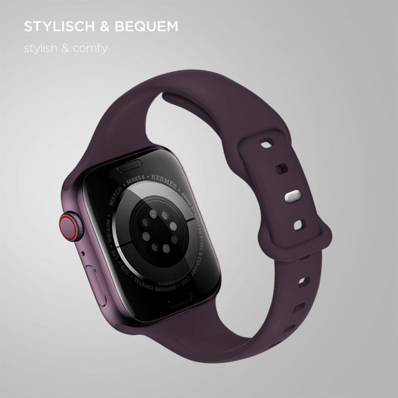 ONEFLOW Soft Band Slim Apple Watch SE 3 (44mm) Sportarmband Schmal – Weiteres Produktbild 2