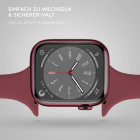 ONEFLOW Soft Band Slim Apple Watch SE 3 (44mm) Sportarmband Schmal – Produktbild 6