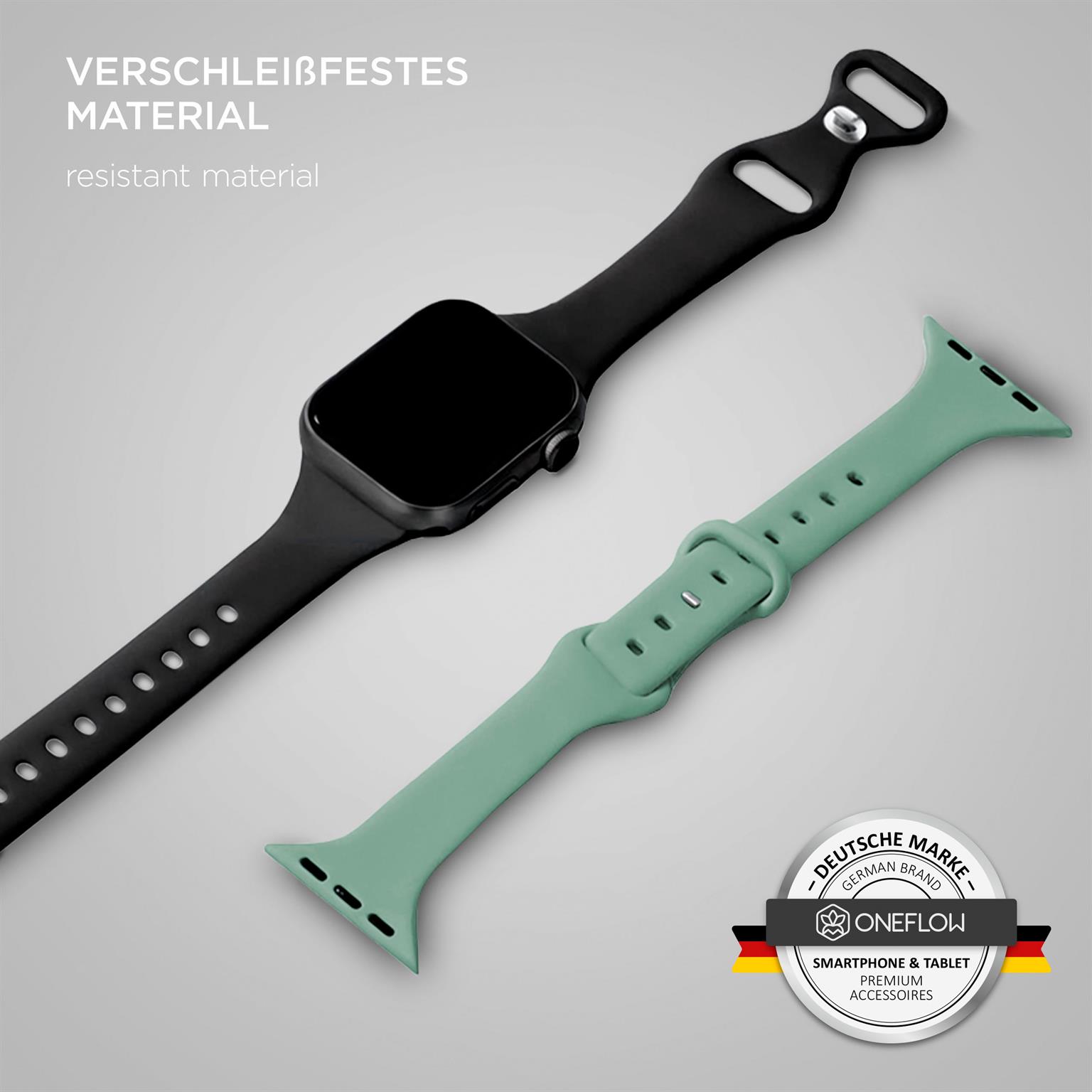ONEFLOW Soft Band Slim Apple Watch 1 (38mm) Sportarmband Schmal – Weiteres Produktbild 2