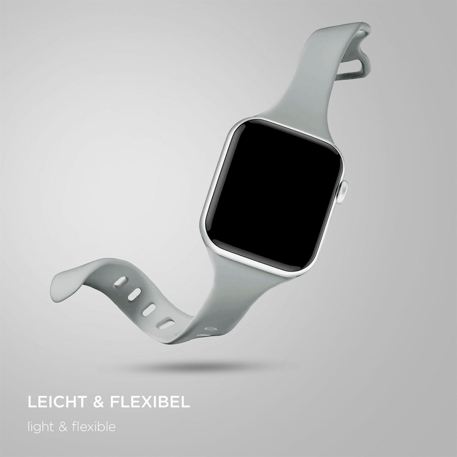 ONEFLOW Soft Band Slim Apple Watch 10 (42mm) Sportarmband Schmal – Weiteres Produktbild 5 ONEFLOW Soft Band Slim Apple Watch 10 (42mm) Sportarmband Schmal – Weiteres Produktbild 5
