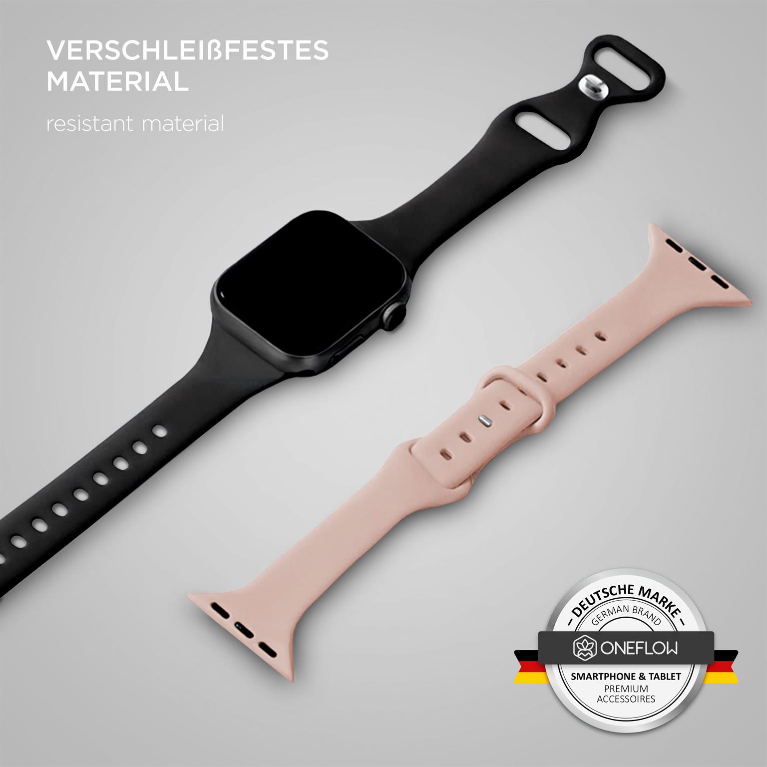 ONEFLOW Soft Band Slim Apple Watch 10 (46mm) Sportarmband Schmal – Weiteres Produktbild 2