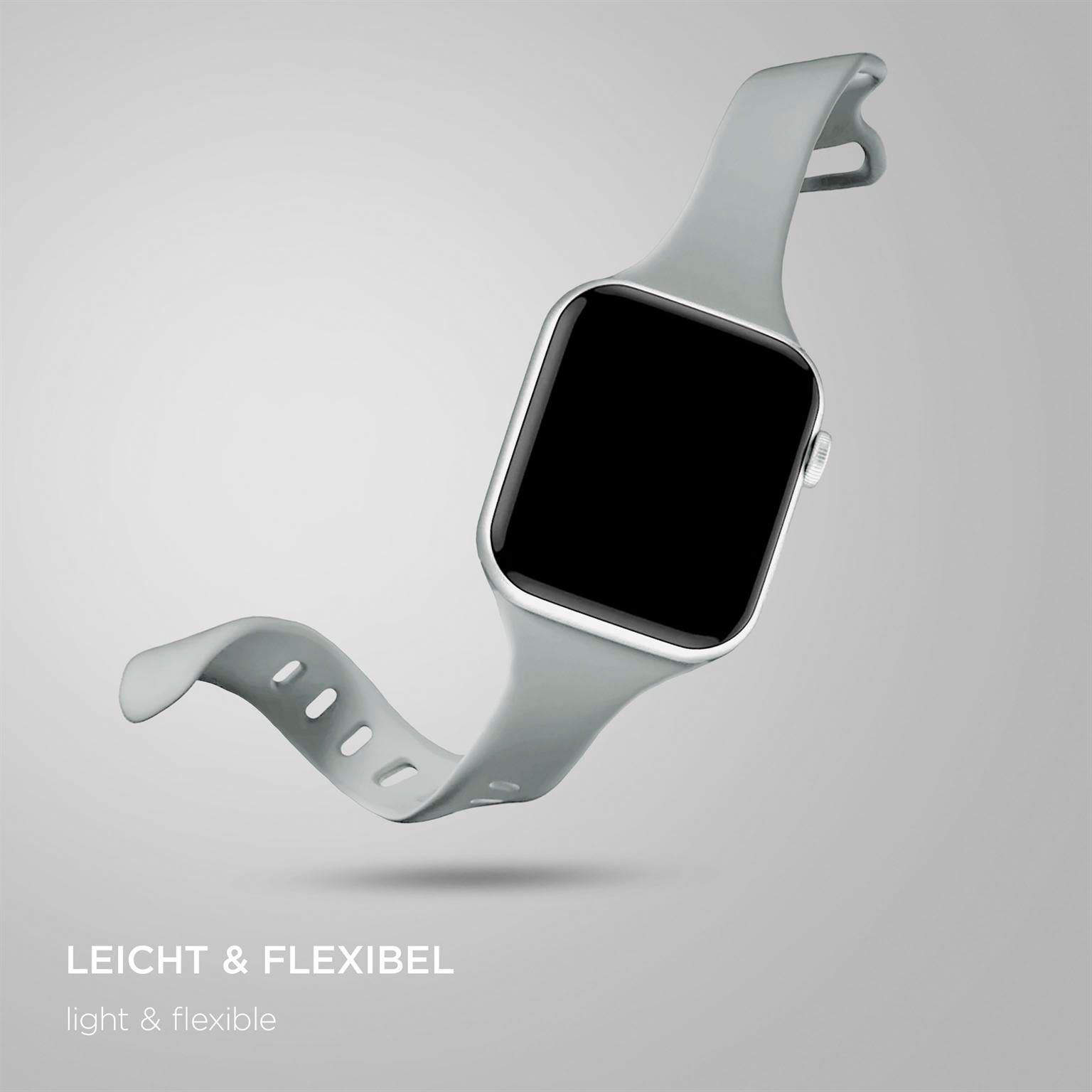 ONEFLOW Soft Band Slim Apple Watch 11 (42mm) Sportarmband Schmal – Weiteres Produktbild 5 ONEFLOW Soft Band Slim Apple Watch 11 (42mm) Sportarmband Schmal – Weiteres Produktbild 5