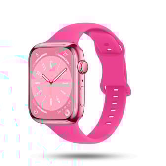 ONEFLOW Soft Band Slim Apple Watch 11 (42mm) Sportarmband Schmal – Candy Pink ONEFLOW Soft Band Slim Apple Watch 11 (42mm) Sportarmband Schmal – Candy Pink