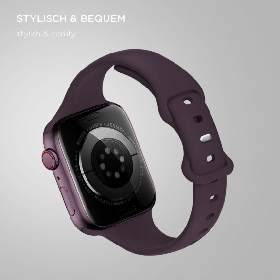 ONEFLOW Soft Band Slim Apple Watch 11 (46mm) Sportarmband Schmal – Weiteres Produktbild 2 ONEFLOW Soft Band Slim Apple Watch 11 (46mm) Sportarmband Schmal – Weiteres Produktbild 2