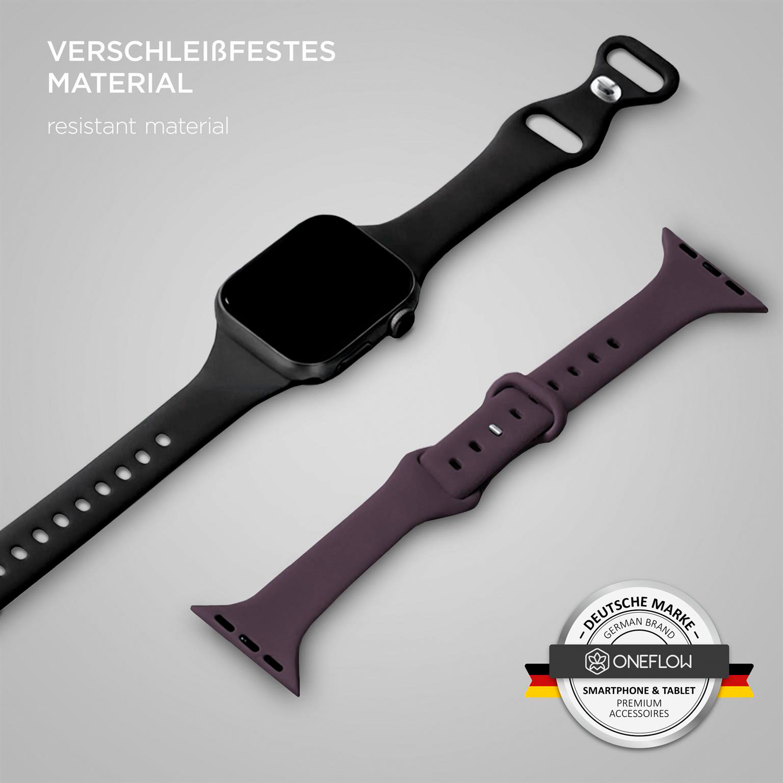ONEFLOW Soft Band Slim Apple Watch 11 (46mm) Sportarmband Schmal – Weiteres Produktbild 3