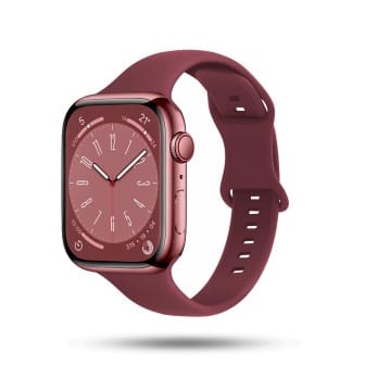 ONEFLOW Soft Band Slim Apple Watch 11 (46mm) Sportarmband Schmal – Wine Delight ONEFLOW Soft Band Slim Apple Watch 11 (46mm) Sportarmband Schmal – Wine Delight