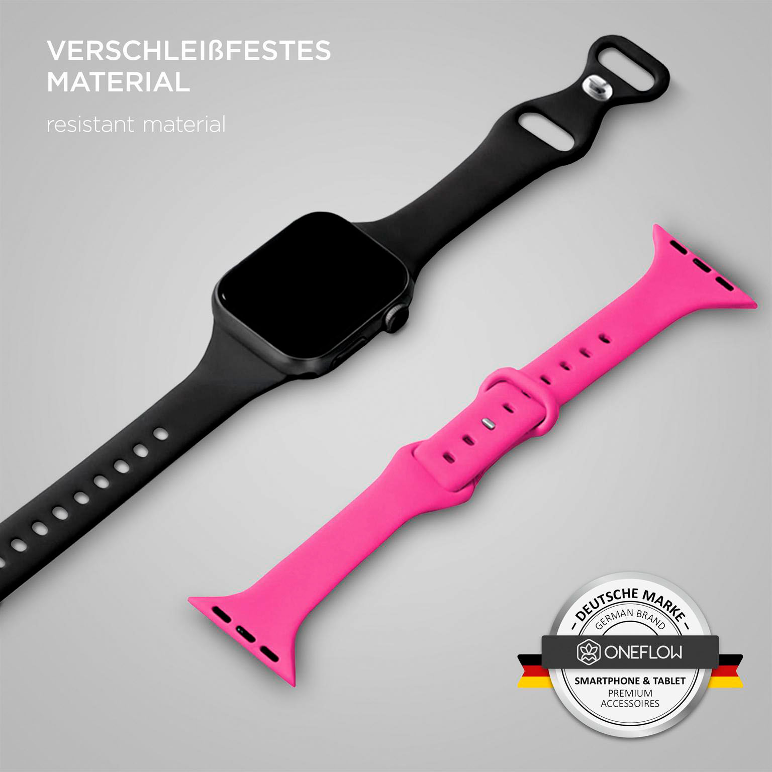 ONEFLOW Soft Band Slim Apple Watch 11 (46mm) Sportarmband Schmal – Weiteres Produktbild 3