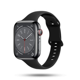 ONEFLOW Soft Band Slim Apple Watch 11 (46mm) Sportarmband Schmal – Eclipse Black ONEFLOW Soft Band Slim Apple Watch 11 (46mm) Sportarmband Schmal – Eclipse Black