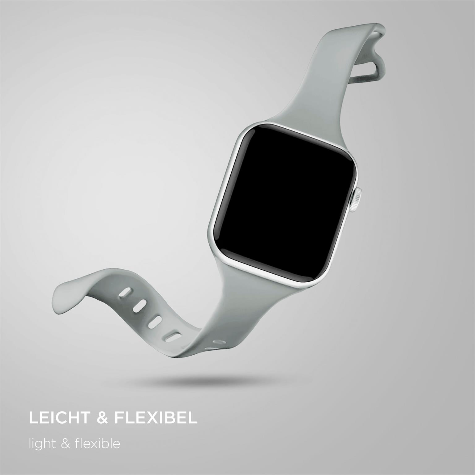 ONEFLOW Soft Band Slim Apple Watch 3 (42mm) Sportarmband Schmal – Weiteres Produktbild 5 ONEFLOW Soft Band Slim Apple Watch 3 (42mm) Sportarmband Schmal – Weiteres Produktbild 5