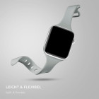 ONEFLOW Soft Band Slim Apple Watch 3 (42mm) Sportarmband Schmal – Weiteres Produktbild 5