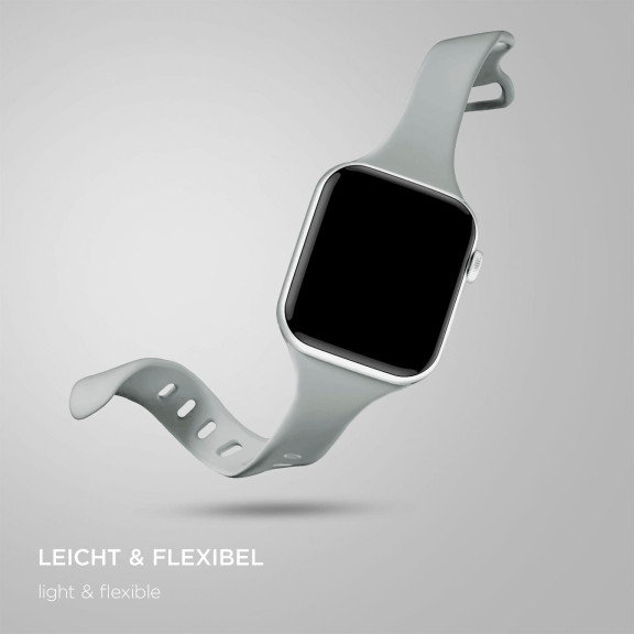 ONEFLOW Soft Band Slim Apple Watch 3 (42mm) Sportarmband Schmal – Weiteres Produktbild 5