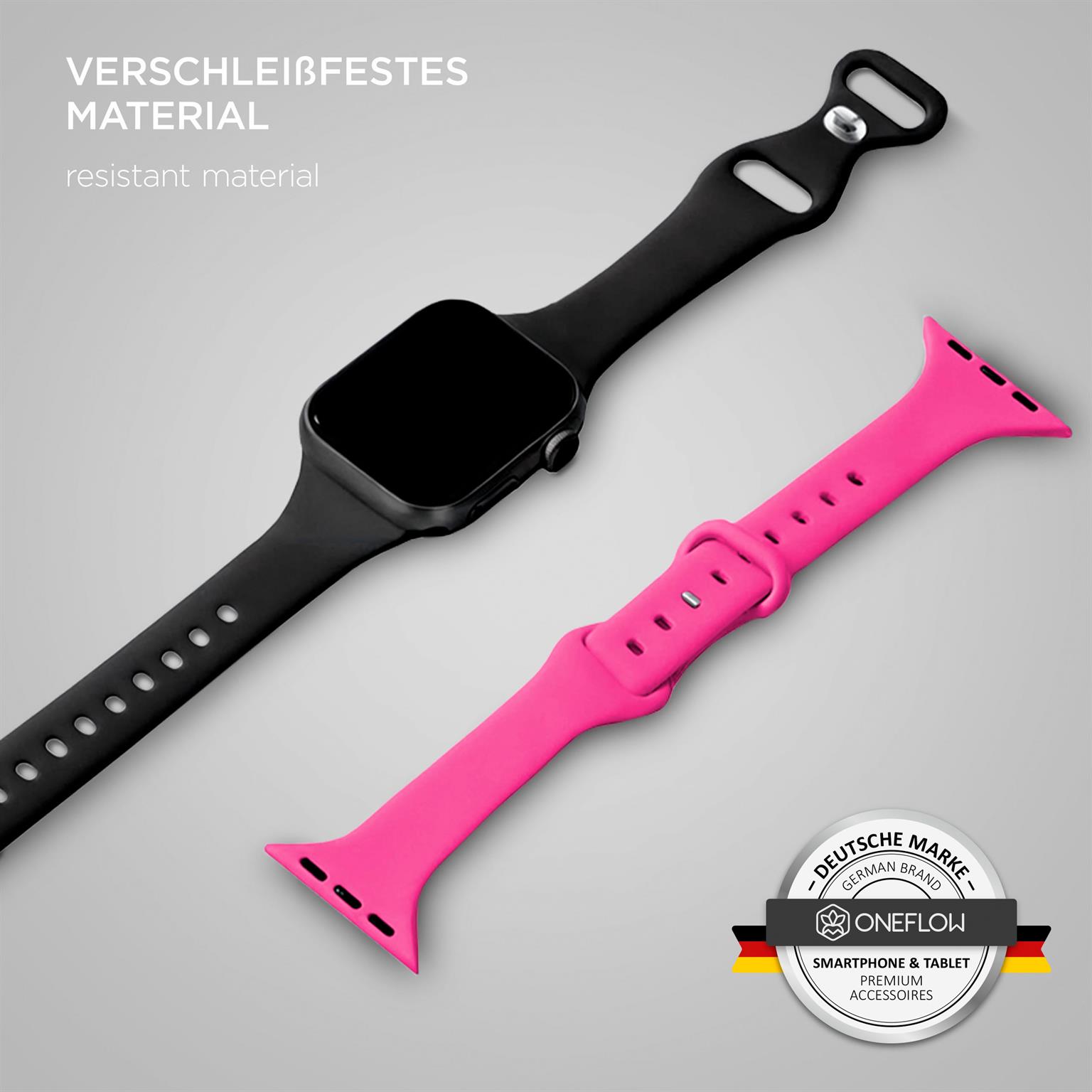 ONEFLOW Soft Band Slim Apple Watch 6 (44mm) Sportarmband Schmal – Weiteres Produktbild 3 ONEFLOW Soft Band Slim Apple Watch 6 (44mm) Sportarmband Schmal – Weiteres Produktbild 3