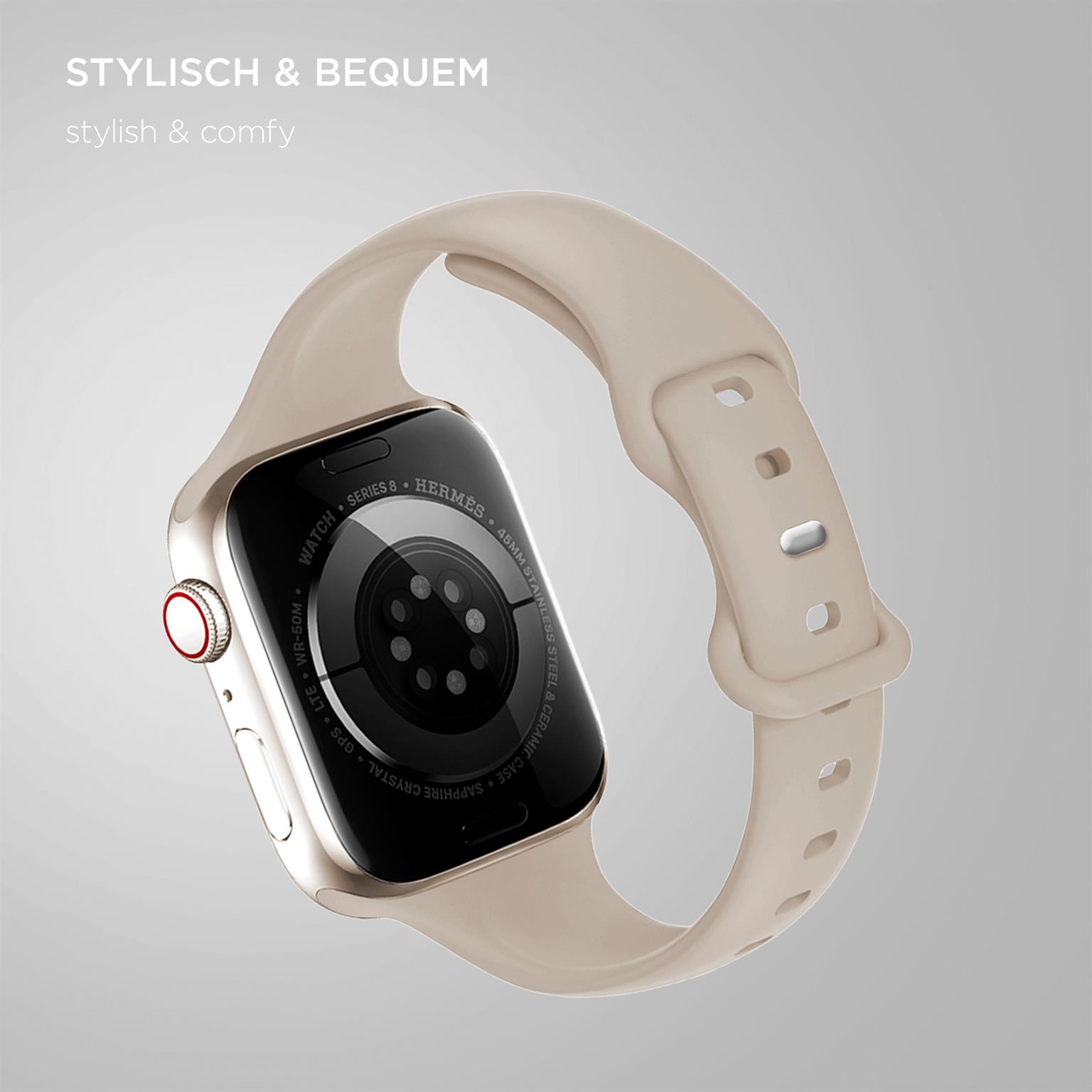 ONEFLOW Soft Band Slim Apple Watch 6 (44mm) Sportarmband Schmal – Weiteres Produktbild 1