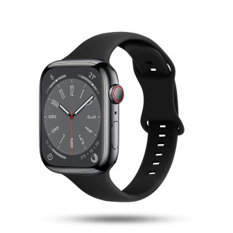 ONEFLOW Soft Band Slim Apple Watch 7 (41mm) Sportarmband Schmal – Eclipse Black ONEFLOW Soft Band Slim Apple Watch 7 (41mm) Sportarmband Schmal – Eclipse Black