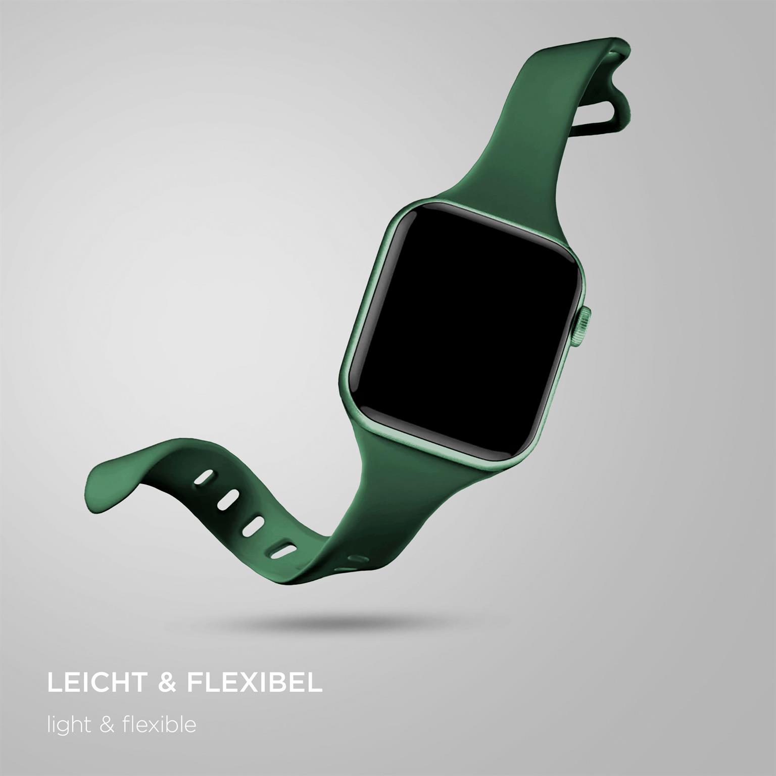 ONEFLOW Soft Band Slim Apple Watch 7 (45mm) Sportarmband Schmal – Weiteres Produktbild 4