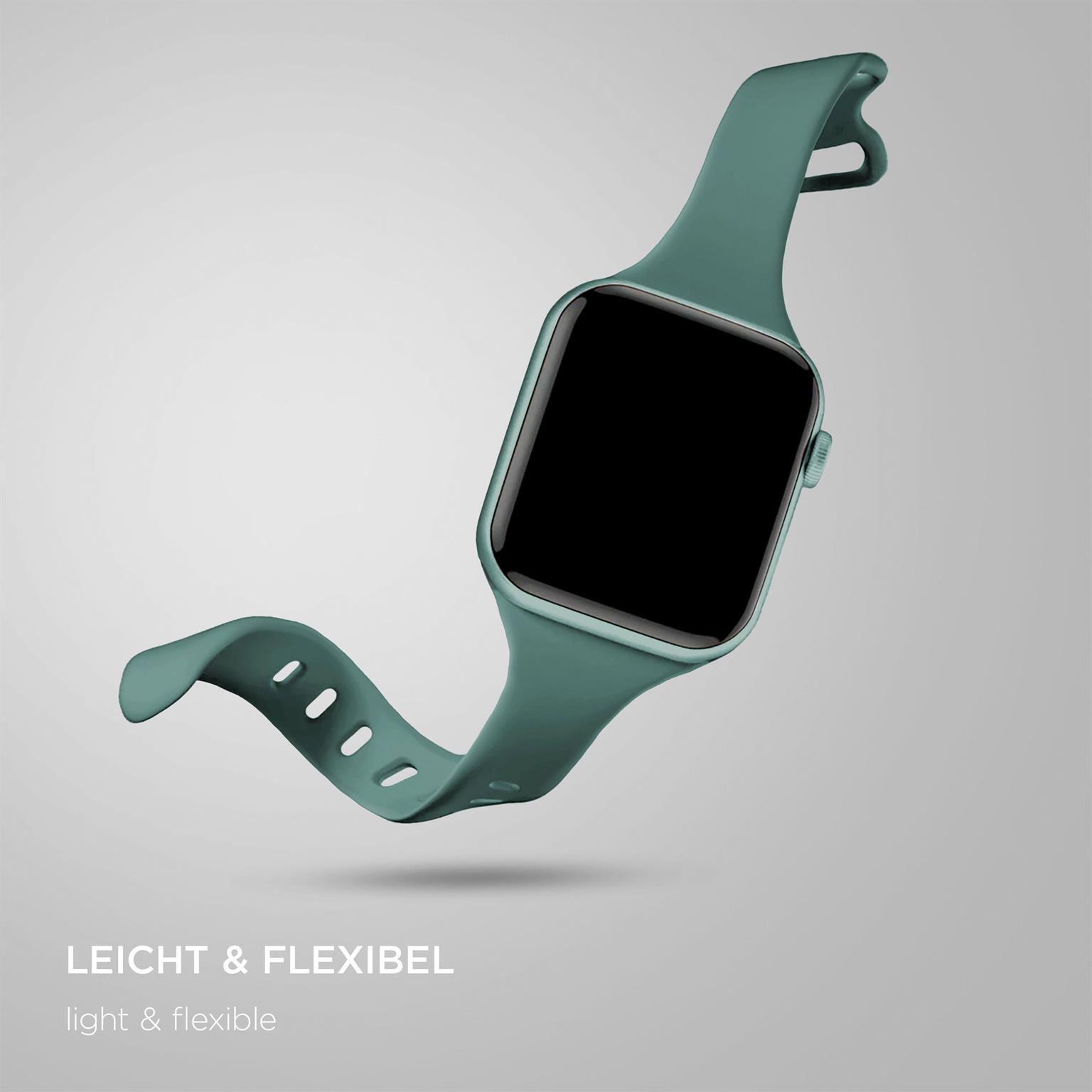 ONEFLOW Soft Band Slim Apple Watch 7 (45mm) Sportarmband Schmal – Weiteres Produktbild 4