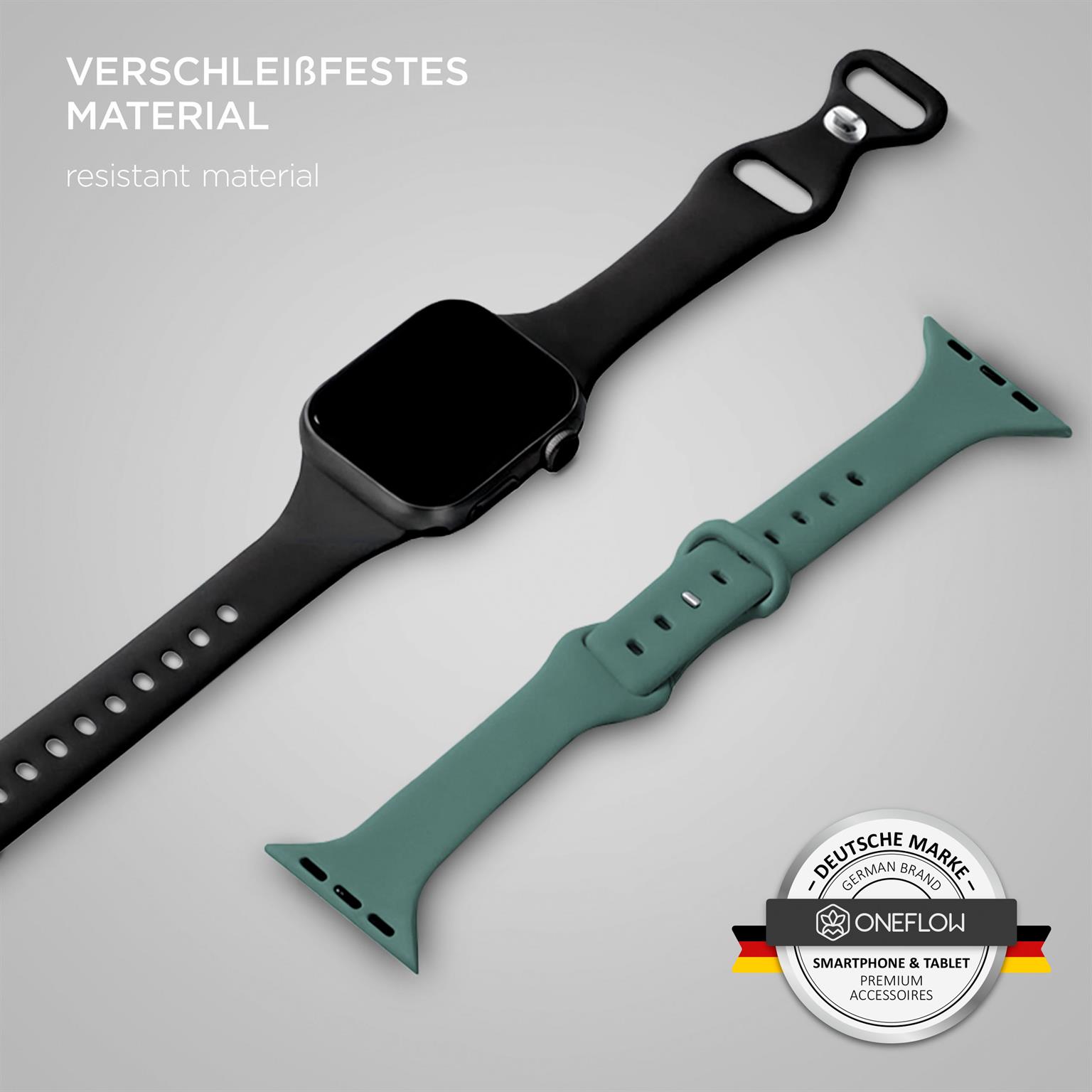 ONEFLOW Soft Band Slim Apple Watch 7 (45mm) Sportarmband Schmal – Weiteres Produktbild 2