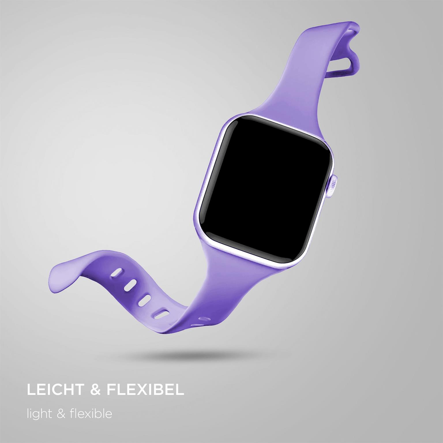ONEFLOW Soft Band Slim Apple Watch 8 (41mm) Sportarmband Schmal – Weiteres Produktbild 4