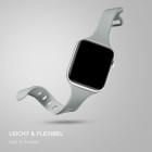 ONEFLOW Soft Band Slim Apple Watch 8 (45mm) Sportarmband Schmal – Weiteres Produktbild 5