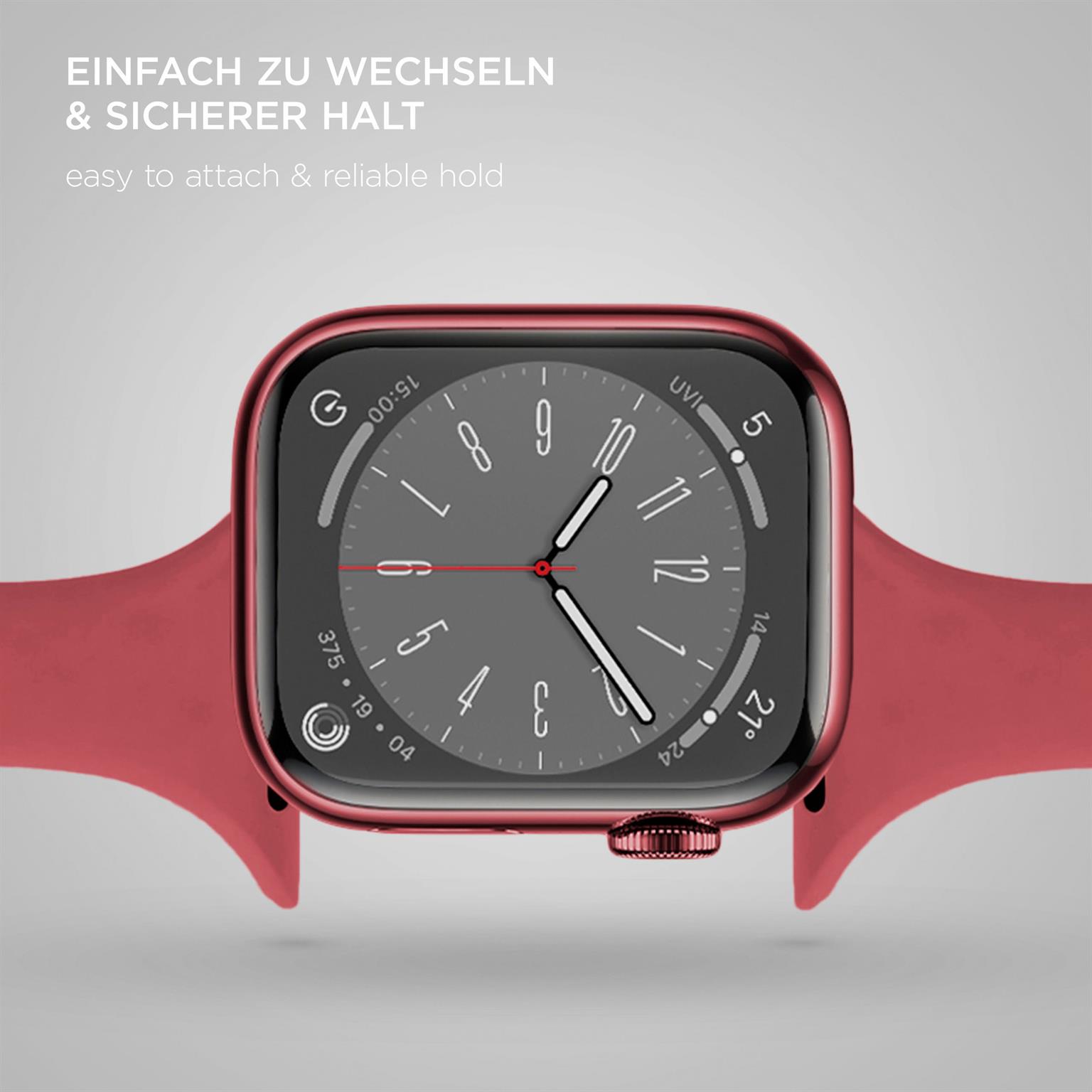 ONEFLOW Soft Band Slim Apple Watch 8 (45mm) Sportarmband Schmal – Weiteres Produktbild 5