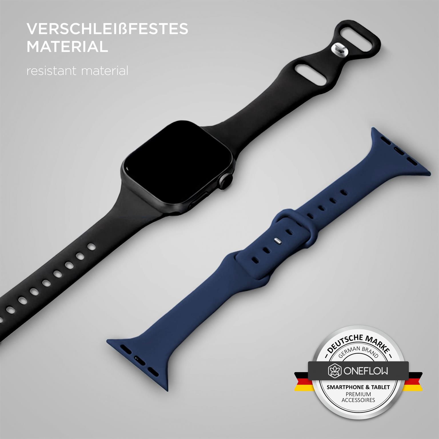 ONEFLOW Soft Band Slim Apple Watch 9 (41mm) Sportarmband Schmal – Weiteres Produktbild 2