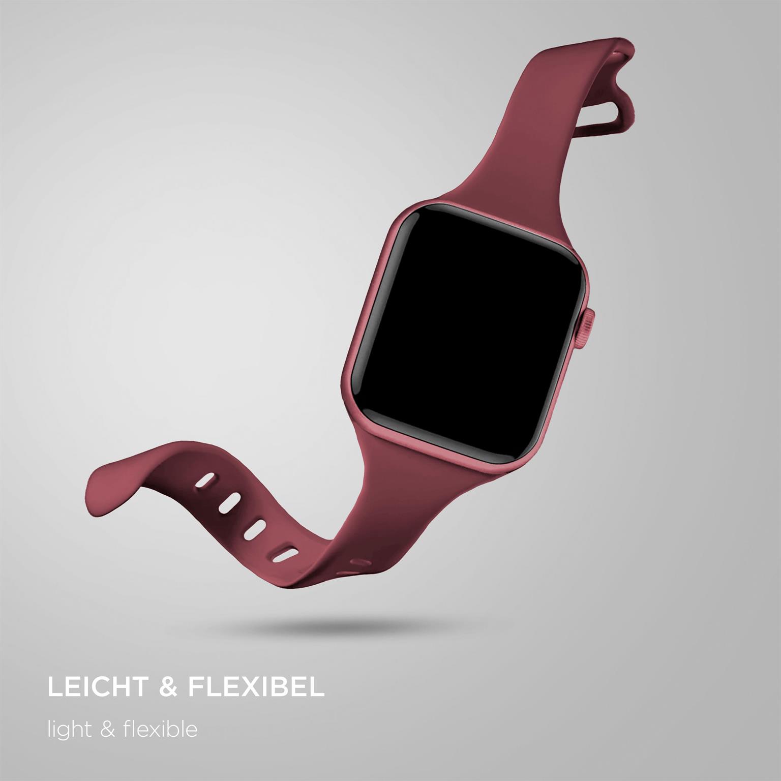 ONEFLOW Soft Band Slim Apple Watch 9 (41mm) Sportarmband Schmal – Weiteres Produktbild 4