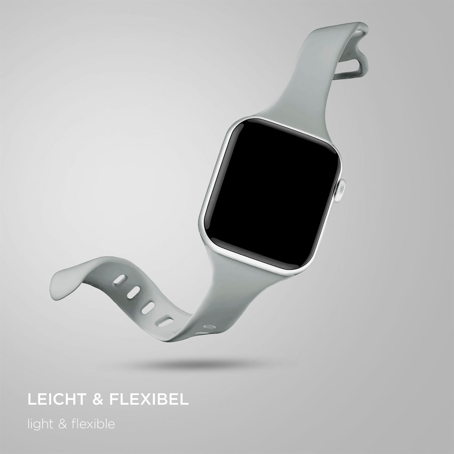 ONEFLOW Soft Band Slim Apple Watch 9 (41mm) Sportarmband Schmal – Weiteres Produktbild 4