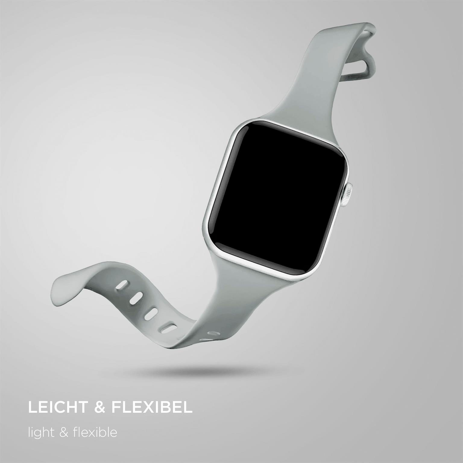 ONEFLOW Soft Band Slim Apple Watch 9 (45mm) Sportarmband Schmal – Weiteres Produktbild 5 ONEFLOW Soft Band Slim Apple Watch 9 (45mm) Sportarmband Schmal – Weiteres Produktbild 5