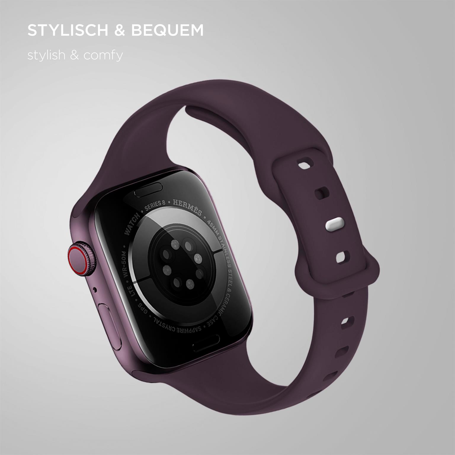 ONEFLOW Soft Band Slim Apple Watch Ultra 1 (49mm) Sportarmband Schmal – Weiteres Produktbild 1
