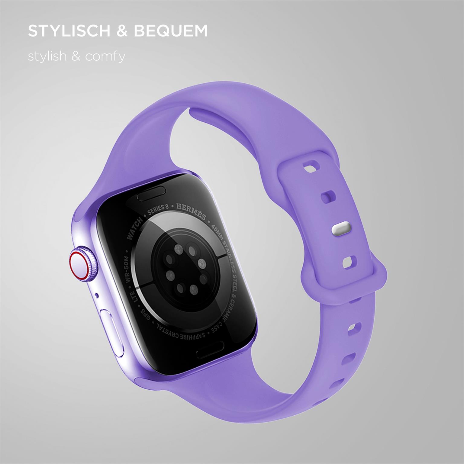 ONEFLOW Soft Band Slim Apple Watch Ultra 1 (49mm) Sportarmband Schmal – Weiteres Produktbild 1