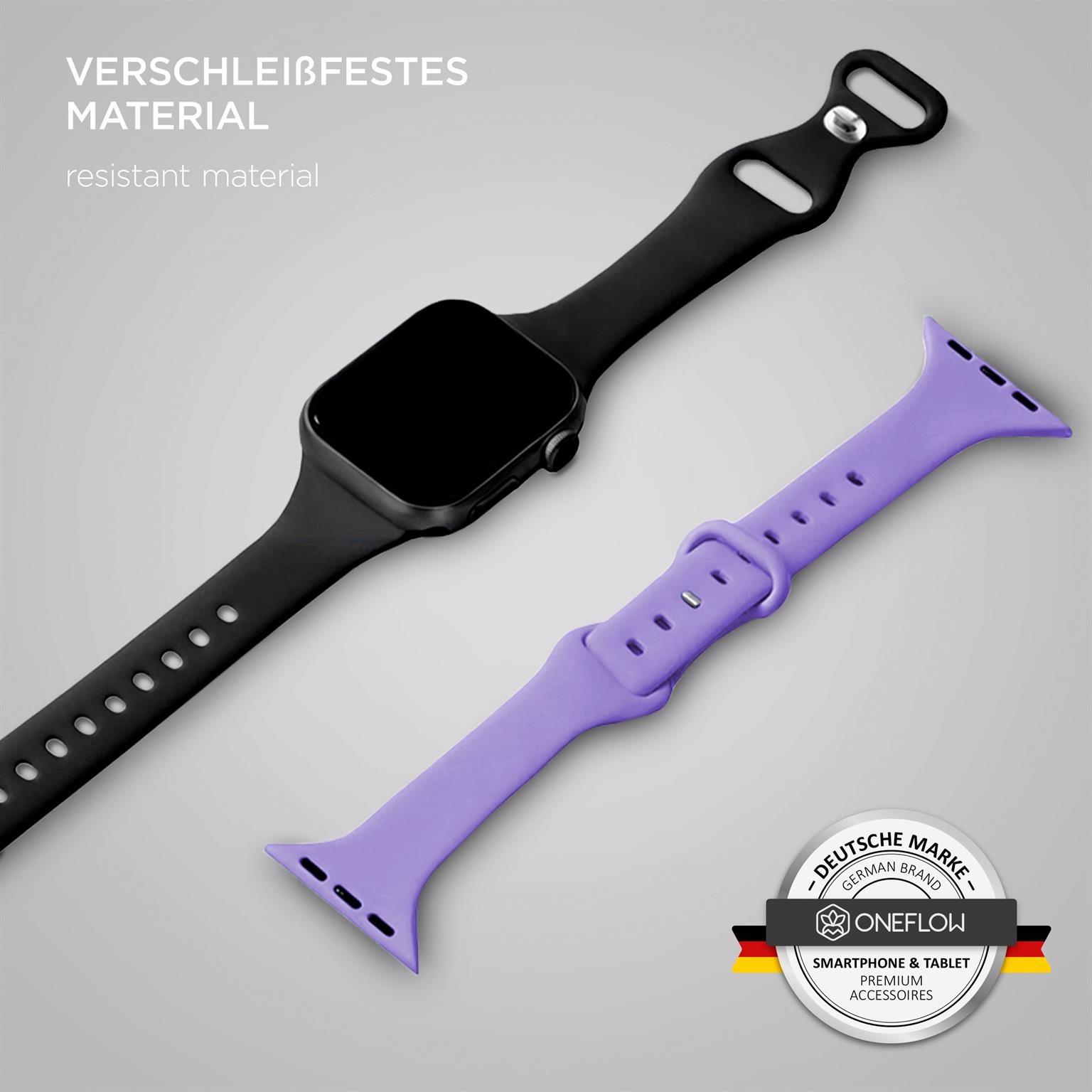 ONEFLOW Soft Band Slim Apple Watch Ultra 1 (49mm) Sportarmband Schmal – Weiteres Produktbild 2