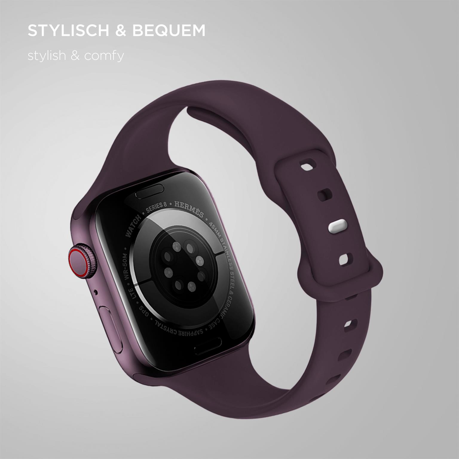 ONEFLOW Soft Band Slim Apple Watch Ultra 2 (49mm) Sportarmband Schmal – Weiteres Produktbild 1