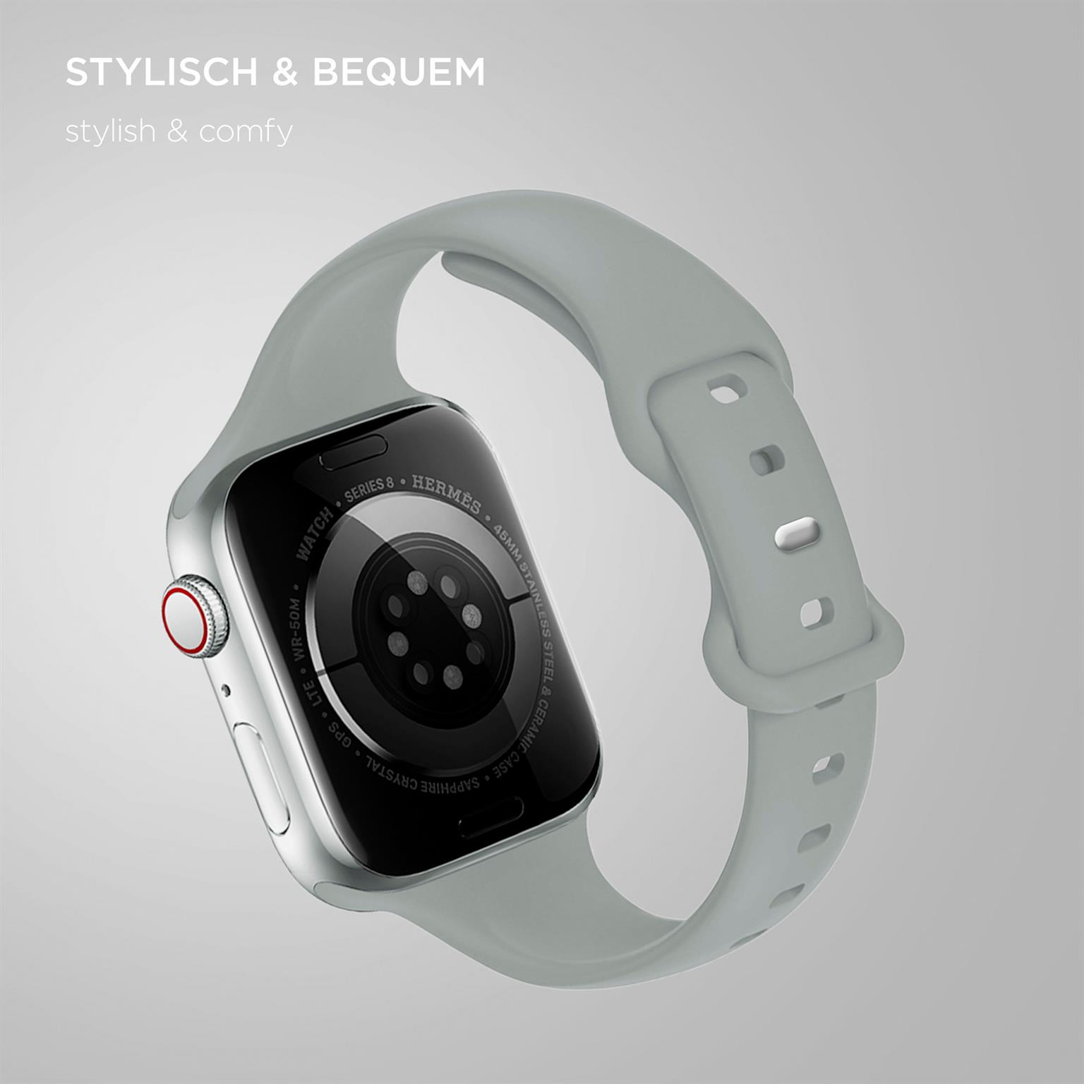 ONEFLOW Soft Band Slim Apple Watch Ultra 2 (49mm) Sportarmband Schmal – Weiteres Produktbild 1