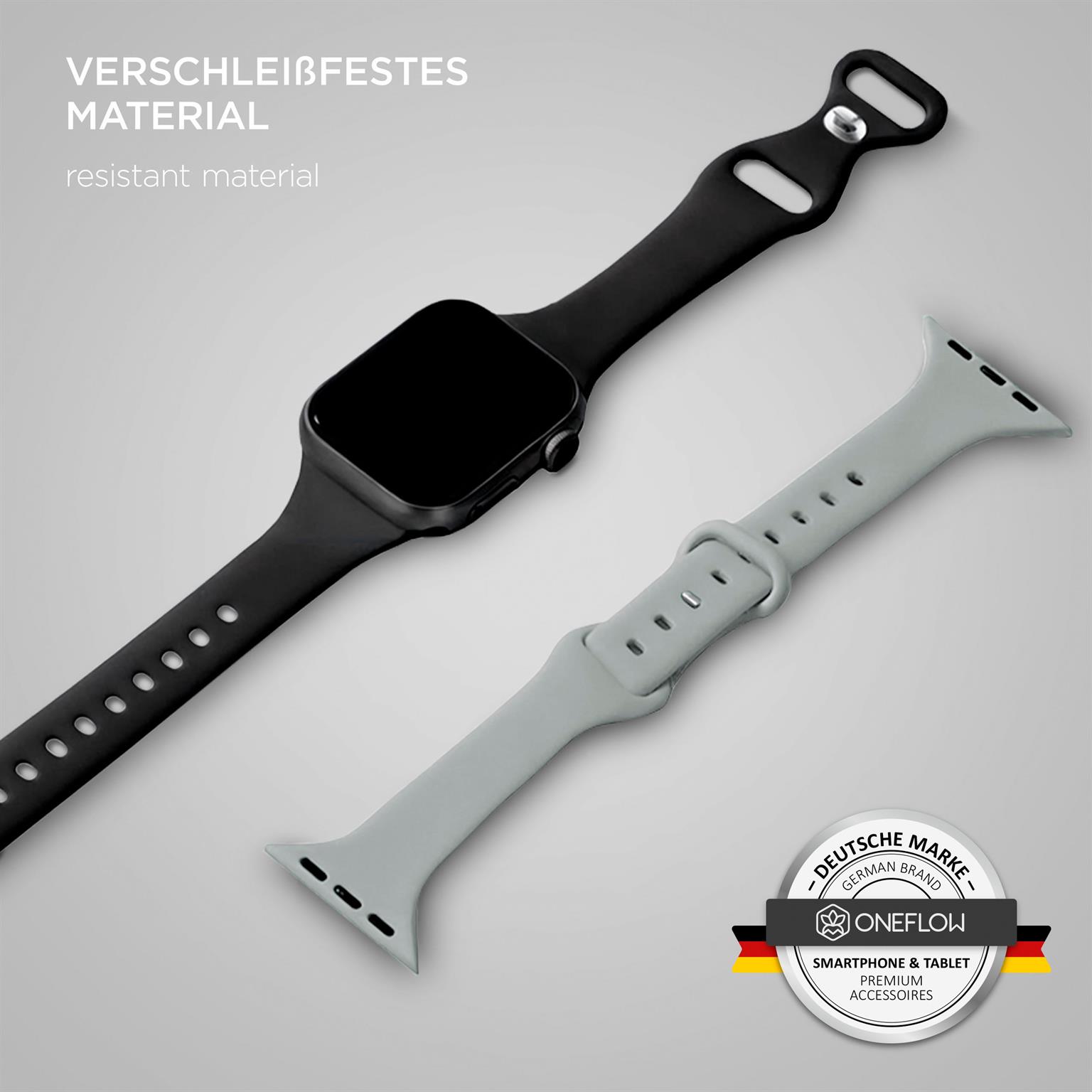 ONEFLOW Soft Band Slim Apple Watch Ultra 2 (49mm) Sportarmband Schmal – Weiteres Produktbild 2