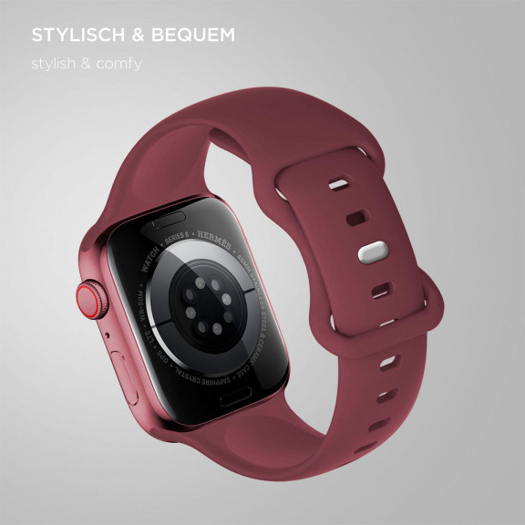 ONEFLOW Soft Band Apple Watch 11 (42mm) Silikon Armband Sport – Weiteres Produktbild 2