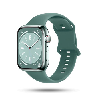 ONEFLOW Soft Band Apple Watch 11 (46mm) Silikon Armband Sport – Evergreen