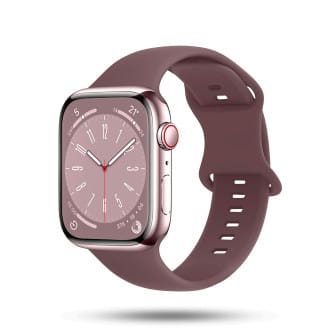 ONEFLOW Soft Band Apple Watch SE 1 (44mm) Silikon Armband Sport – Smoky Plum ONEFLOW Soft Band Apple Watch SE 1 (44mm) Silikon Armband Sport – Smoky Plum