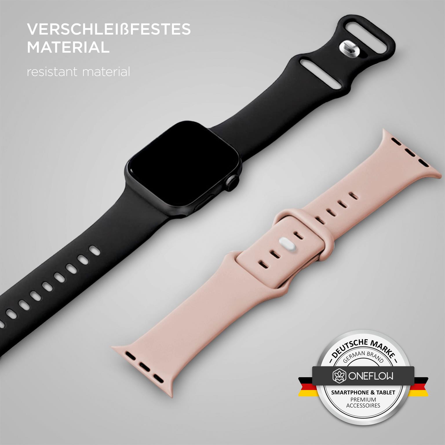 ONEFLOW Soft Band Apple Watch SE 2 (40mm) Silikon Armband Sport – Weiteres Produktbild 2