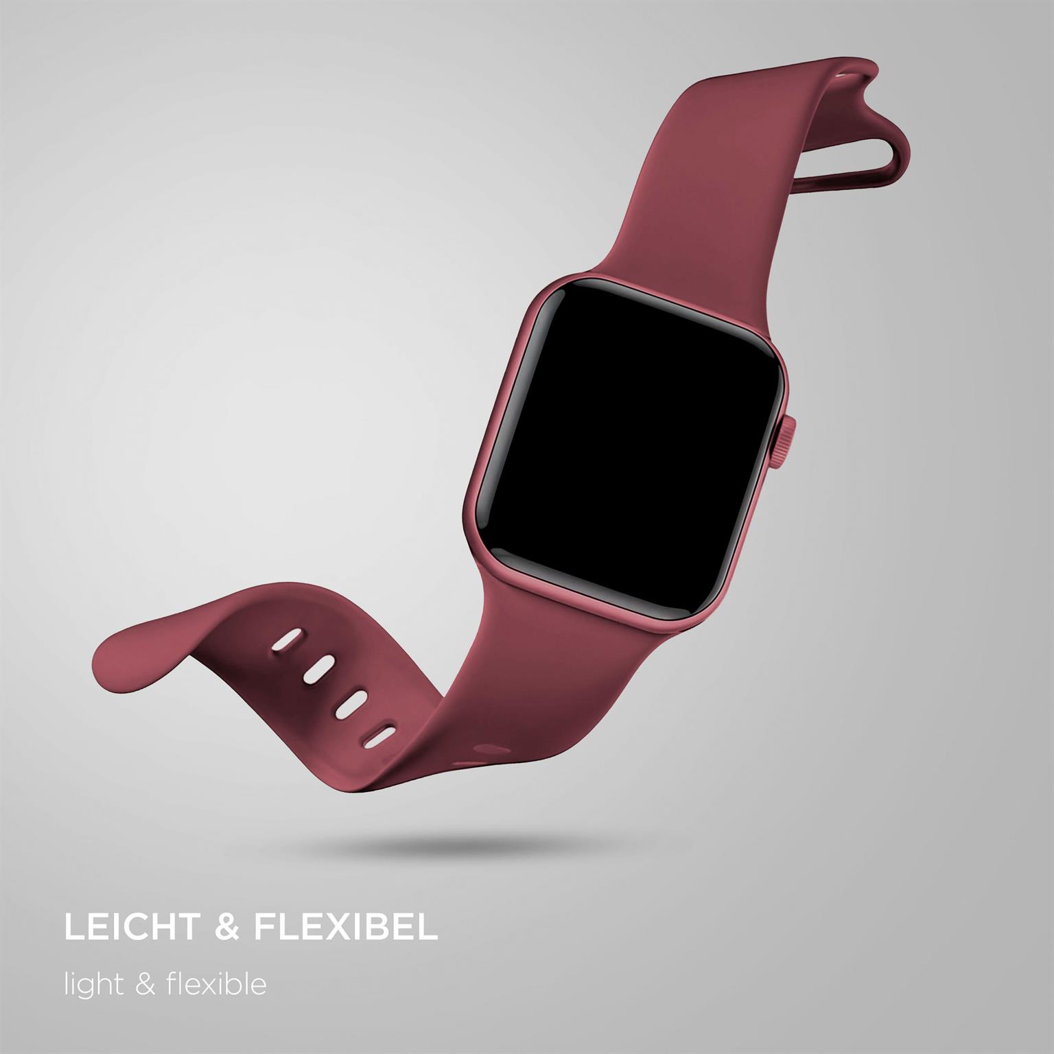 ONEFLOW Soft Band Apple Watch SE 2 (44mm) Silikon Armband Sport – Weiteres Produktbild 4