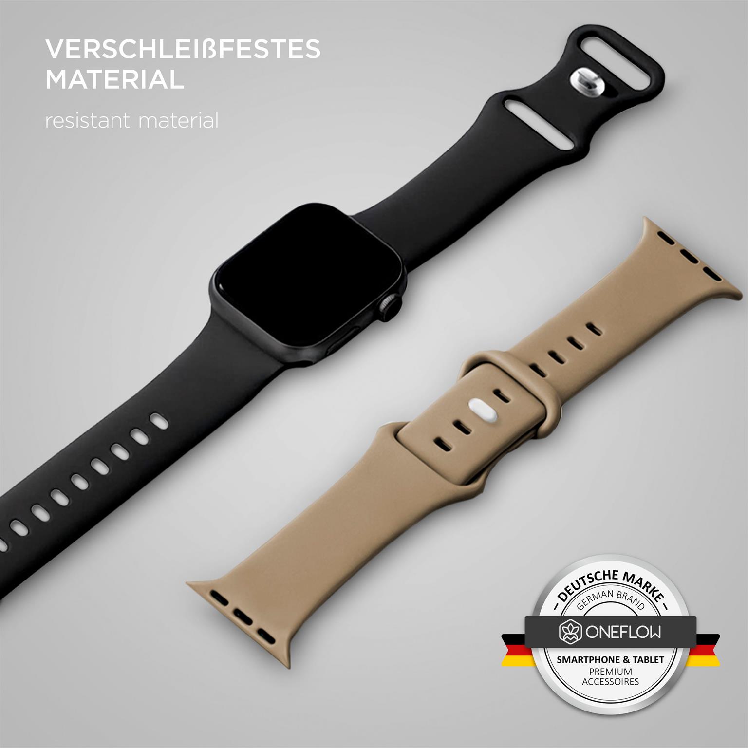 ONEFLOW Soft Band Apple Watch SE 2 (44mm) Silikon Armband Sport – Weiteres Produktbild 2