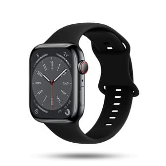 ONEFLOW Soft Band Apple Watch SE 2 (44mm) Silikon Armband Sport – Eclipse Black ONEFLOW Soft Band Apple Watch SE 2 (44mm) Silikon Armband Sport – Eclipse Black