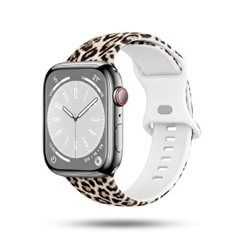 ONEFLOW ONEFLOW Soft Band Apple Watch SE 3 (40mm) Silikon Armband Sport – Wild Leopard