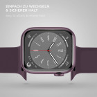 ONEFLOW Soft Band Apple Watch SE 3 (44mm) Silikon Armband Sport – Weiteres Produktbild 6