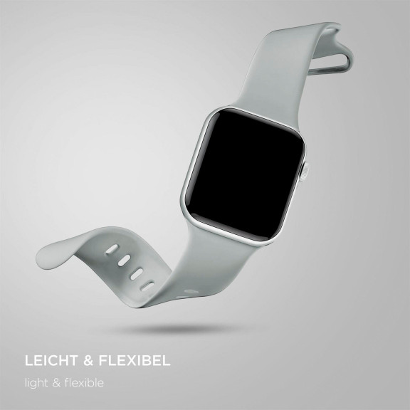 ONEFLOW Soft Band Apple Watch SE 3 (44mm) Silikon Armband Sport – Weiteres Produktbild 5