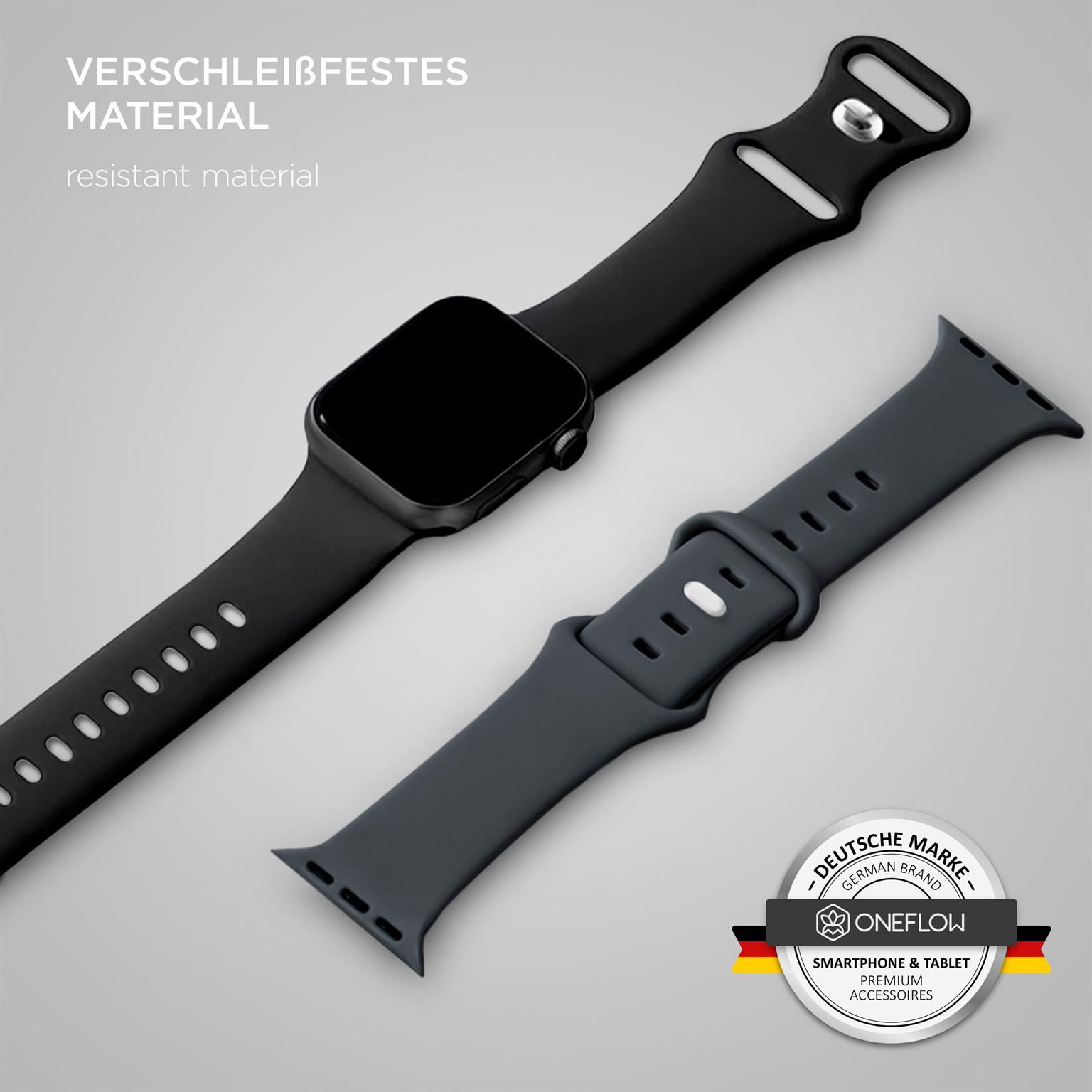 ONEFLOW Soft Band Apple Watch 1 (38mm) Silikon Armband Sport – Weiteres Produktbild 3 ONEFLOW Soft Band Apple Watch 1 (38mm) Silikon Armband Sport – Weiteres Produktbild 3