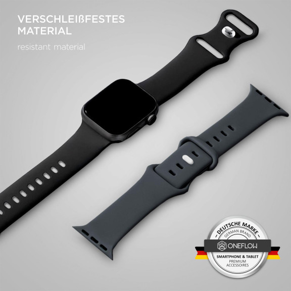 ONEFLOW Soft Band Apple Watch 1 (42mm) Silikon Armband Sport – Weiteres Produktbild 3